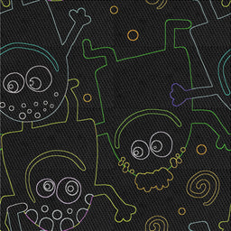 Square Patterned Gray Novelty Rug, pat3002