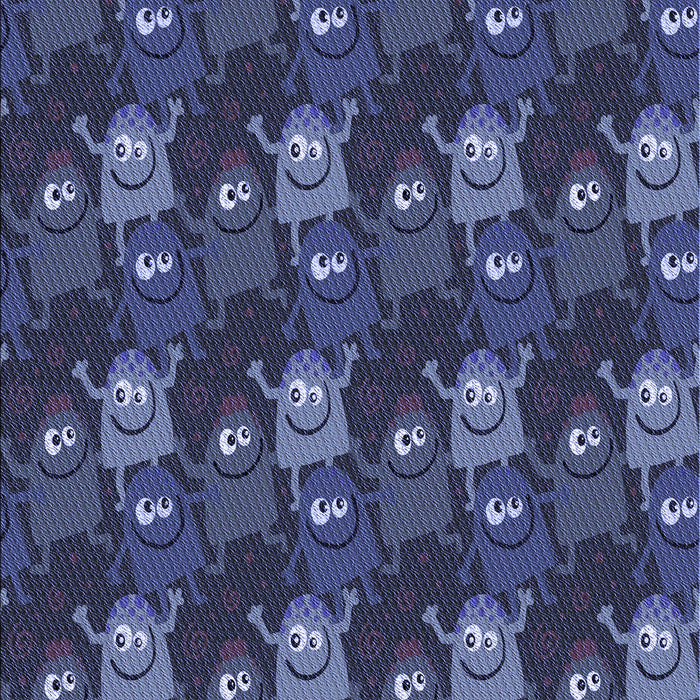 Patterned Blue Rug, pat3003blu