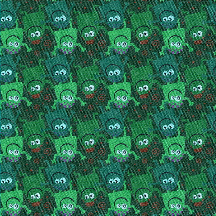 Round Machine Washable Transitional Deep Teal Green Rug, wshpat3003lblu