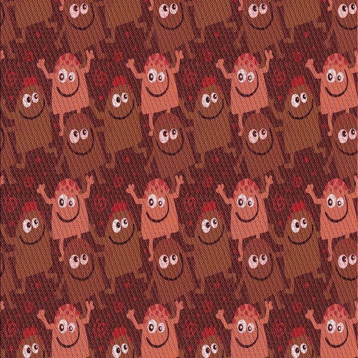 Patterned Red Rug, pat3003rd