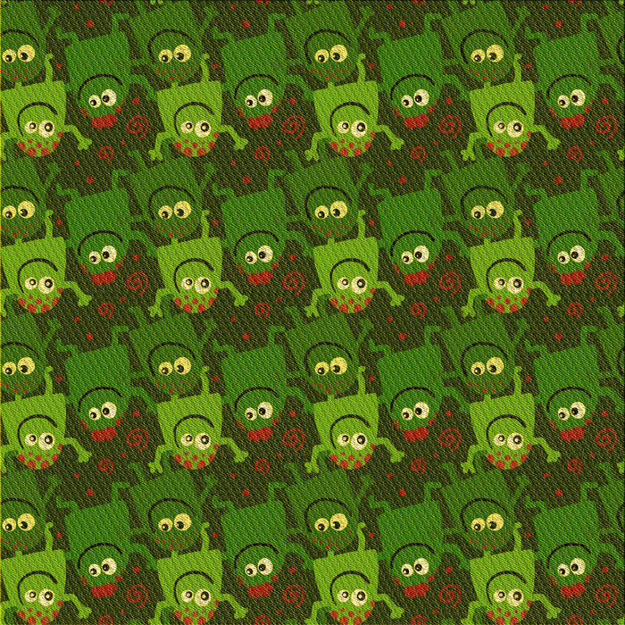 Round Machine Washable Transitional Dark Forest Green Rug, wshpat3003yw