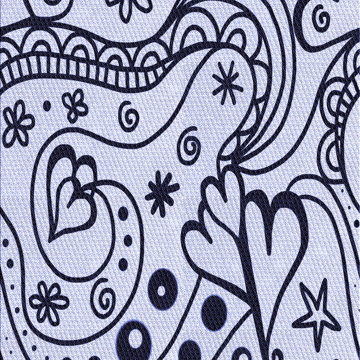 Patterned Lavender Blue Rug, pat3004blu