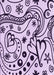 Patterned Purple Rug, pat3004pur
