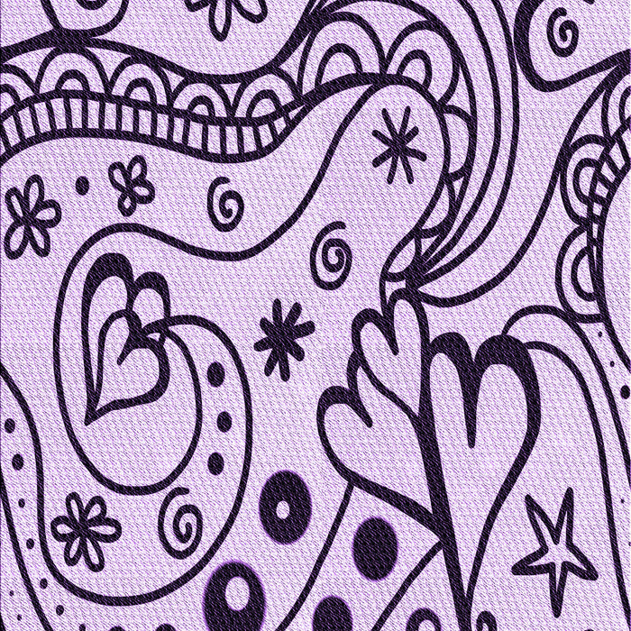Patterned Purple Rug, pat3004pur
