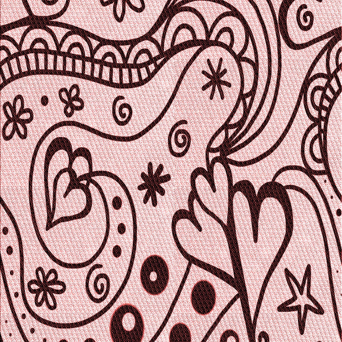 Patterned Light Red Pink Rug, pat3004rd