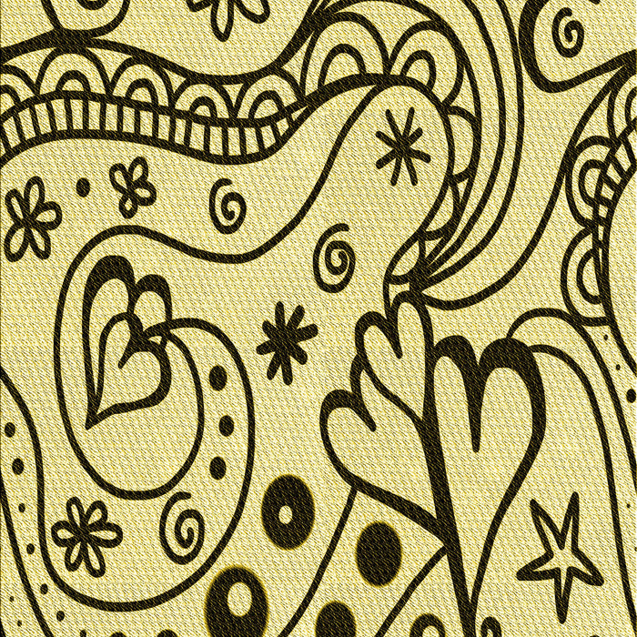 Machine Washable Transitional Oak Brown Rug, wshpat3004yw