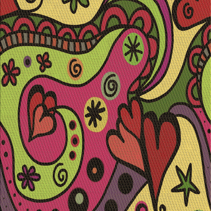 Machine Washable Transitional Saffron Red Rug, wshpat3005brn