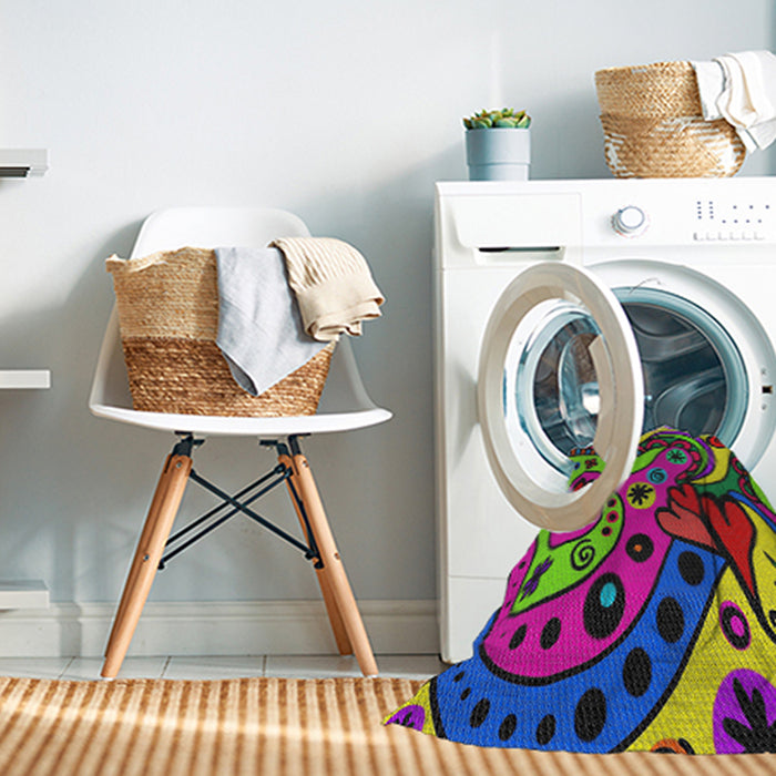 Machine Washable Transitional Plum Velvet Purple Rug in a Washing Machine, wshpat3005