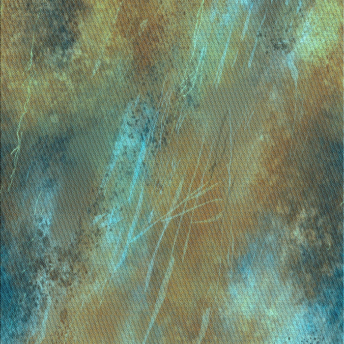 Patterned Green Rug, pat3006lblu