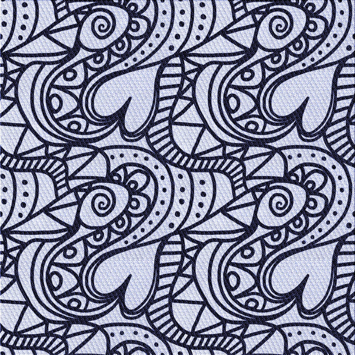 Round Machine Washable Transitional Blue Rug, wshpat3007blu