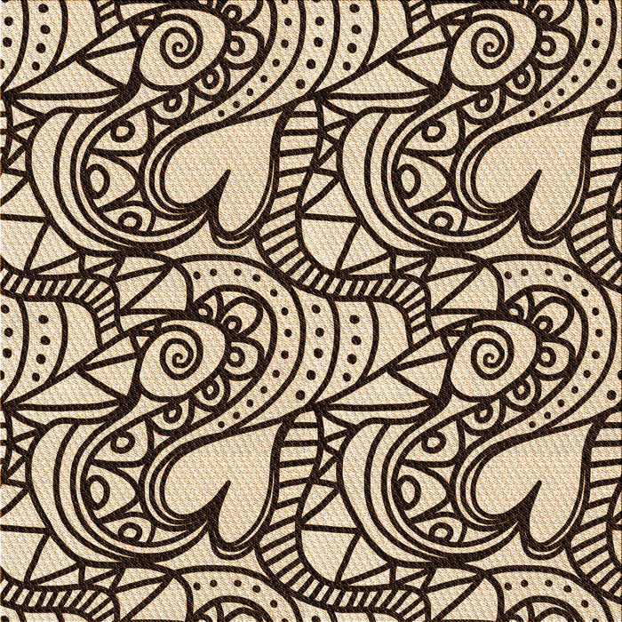 Round Machine Washable Transitional Deep Peach Orange Rug, wshpat3007org