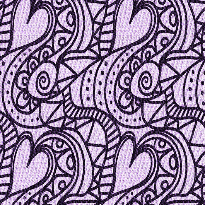 Patterned Blossom Pink Rug, pat3007pur