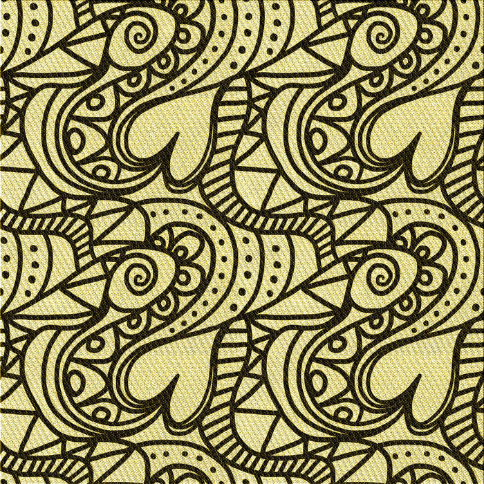 Round Patterned Milk Chocolate Brown Rug, pat3007yw