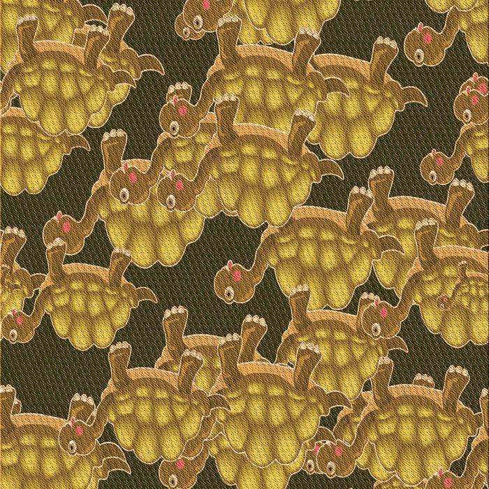 Patterned Yellow Rug, pat3009org