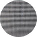 Sideview of Patterned Gunmetal Green Novelty Rug, pat300