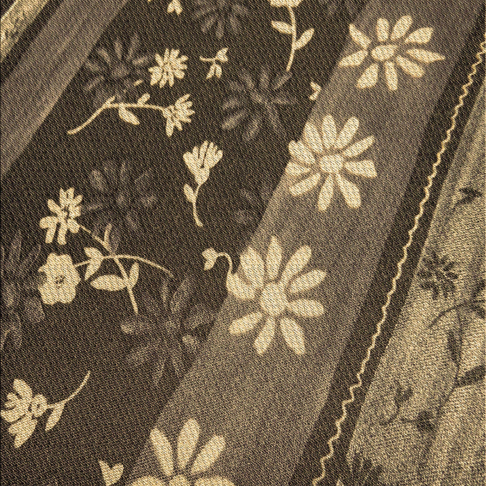 Patterned Milk Chocolate Brown Rug, pat301brn