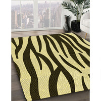 Patterned Midnight Gray Rug, pat3010yw