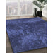 Machine Washable Transitional Blue Rug in a Family Room, wshpat3011blu