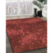 Machine Washable Transitional Red Rug in a Family Room, wshpat3011rd