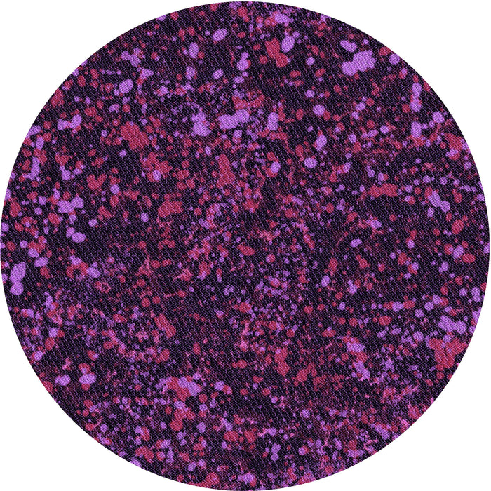 Square Patterned Purple Lily Purple Rug, pat3012pur
