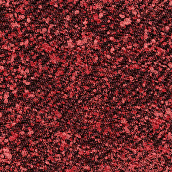 Round Patterned Dark Red Rug, pat3012rd