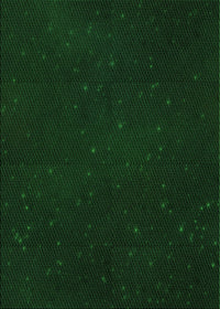 Machine Washable Transitional Deep Emerald Green Rug, wshpat3013grn