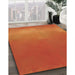 Machine Washable Transitional Neon Orange Rug in a Family Room, wshpat3014org