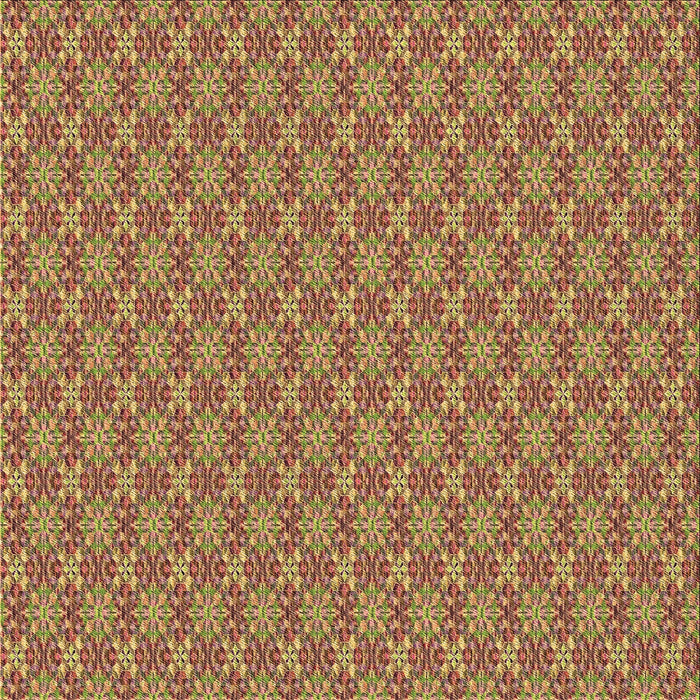 Round Patterned Chestnut Red Rug, pat3016brn