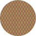 Square Patterned Chestnut Red Rug, pat3016brn