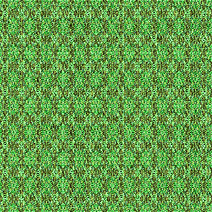 Round Machine Washable Transitional Green Rug, wshpat3016grn