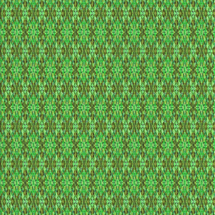 Patterned Green Rug, pat3016grn