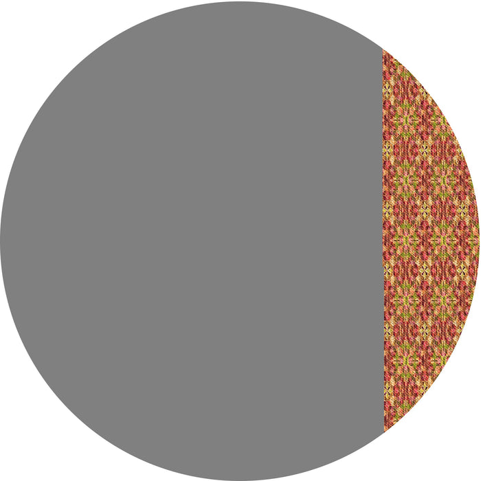 Square Patterned Red Rug, pat3016org