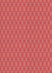 Machine Washable Transitional Red Rug, wshpat3016rd