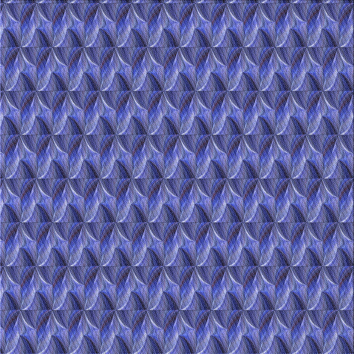 Round Patterned Light Slate Blue Rug, pat3017blu