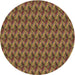 Square Machine Washable Transitional Dark Golden Brown Rug in a Living Room, wshpat3017brn