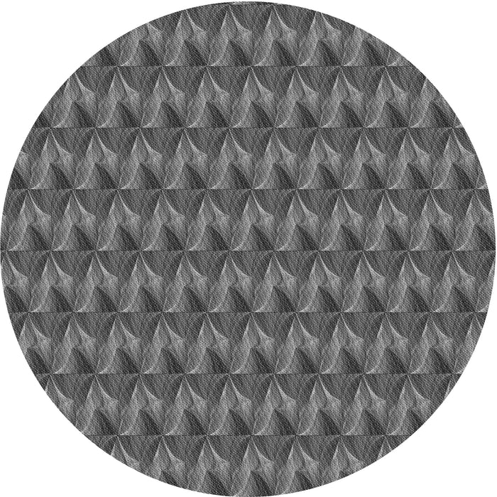 Square Patterned Gray Rug, pat3017gry