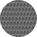 Square Patterned Gray Rug, pat3017gry