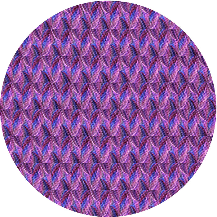 Square Machine Washable Transitional Jasmine Purple Rug in a Living Room, wshpat3017pur