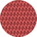 Square Patterned Red Rug, pat3017rd