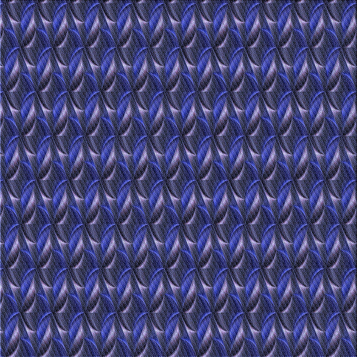 Round Patterned Slate Blue Rug, pat3018blu