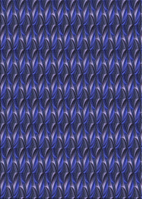 Machine Washable Transitional Slate Blue Rug, wshpat3018blu