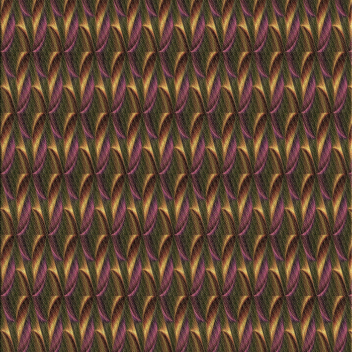 Patterned Saddle Brown Rug, pat3018brn