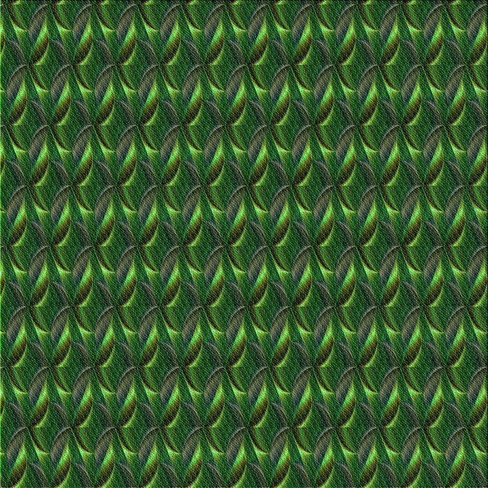 Round Patterned Dark Lime Green Rug, pat3018grn