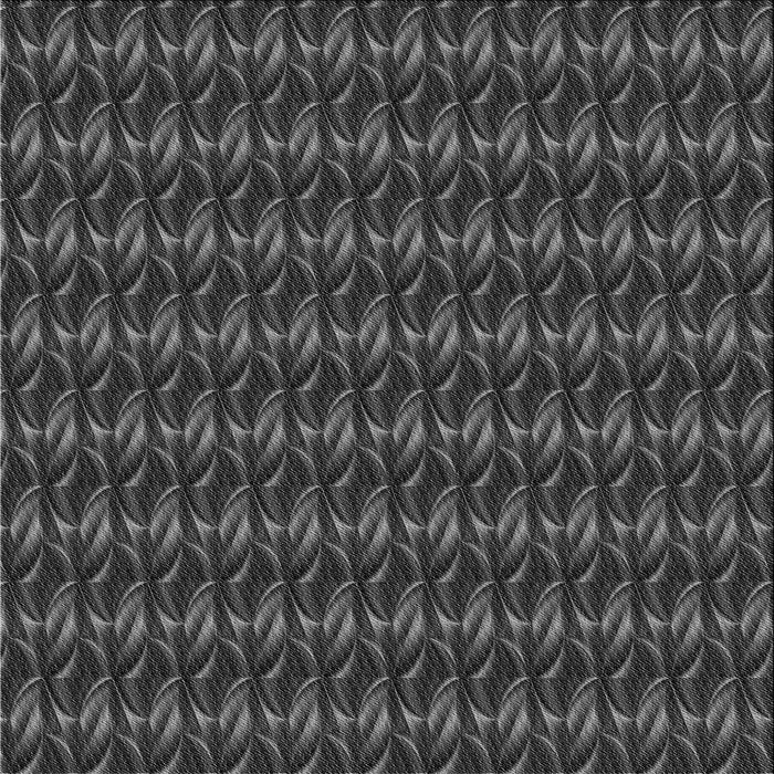 Round Patterned Charcoal Black Rug, pat3018gry