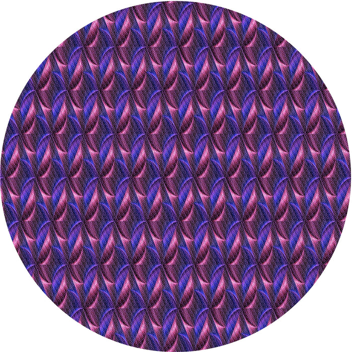 Square Patterned Purple Rug, pat3018pur