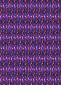 Machine Washable Transitional Purple Rug, wshpat3018pur