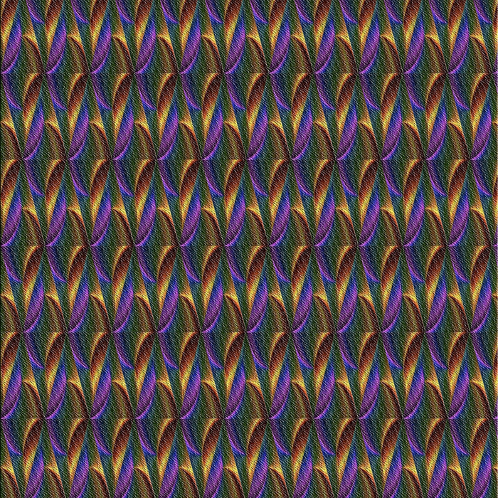 Patterned Dark Purple Novelty Rug, pat3018