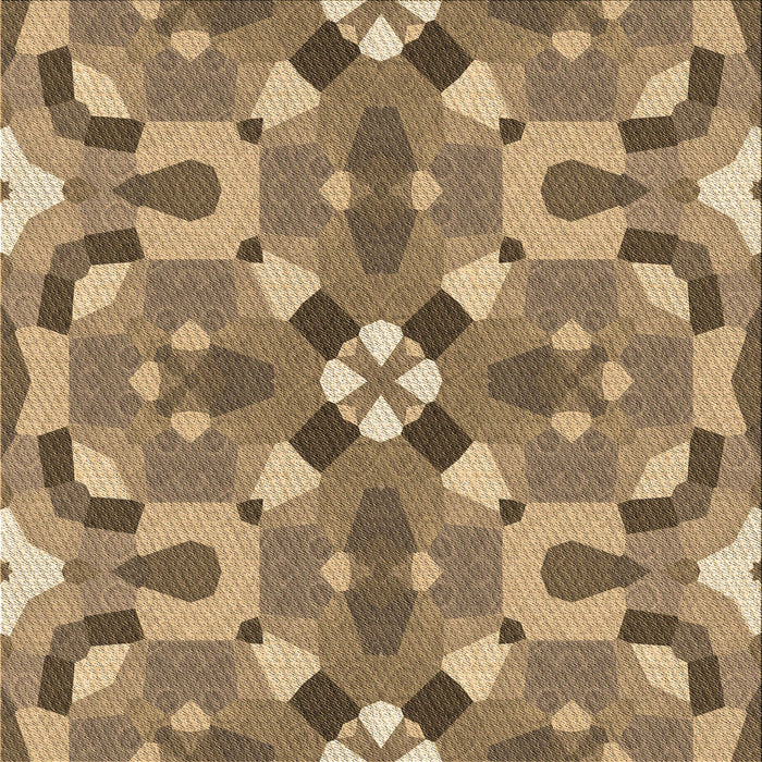 Round Patterned Red Brown Rug, pat3019brn