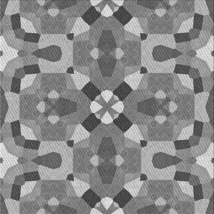 Round Patterned Ash Gray Rug, pat3019gry