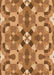 Patterned Orange Rug, pat3019org